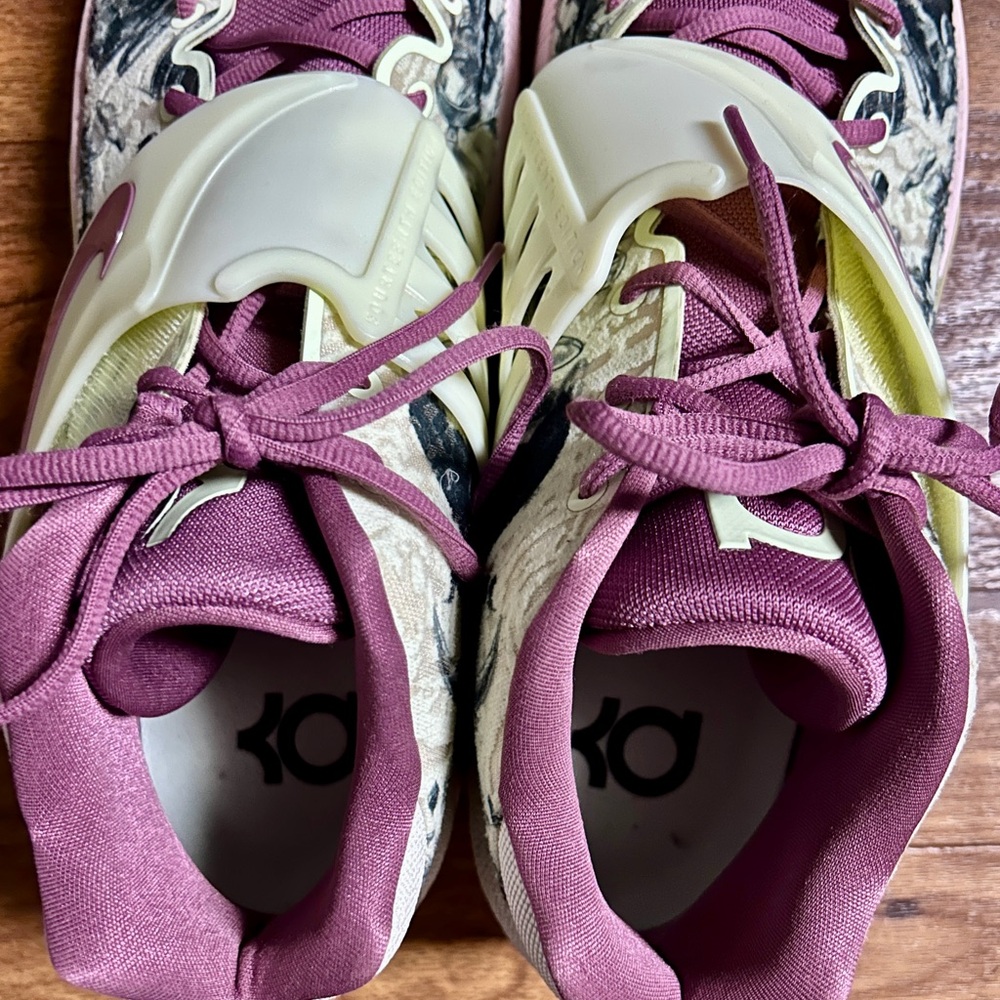 Nike KD ~ “Surrealism” Lime Ice~ Purple/Green ~ Men's Size 18 ~ Basketball Shoes - Picture 13 of 16